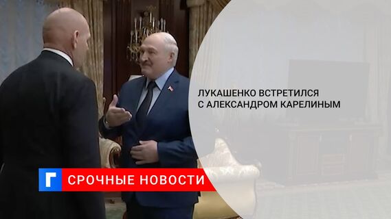 Лукашенко встретился с Александром Карелиным 