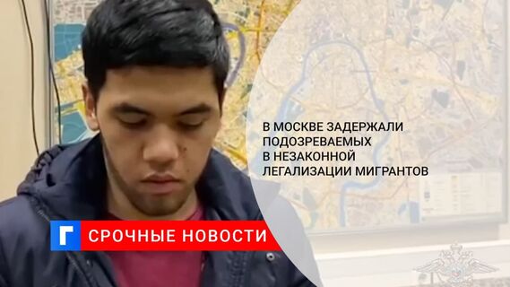 В Москве задержали троих подозреваемых в незаконной легализации мигрантов в РФ